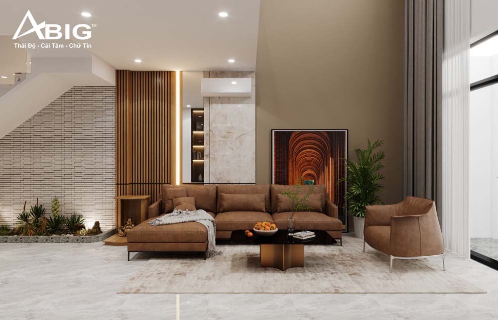 Thiết kế nội thất biệt thự liền kề NovaWorld Hồ Tràm 140m2 2 phòng ngủ
